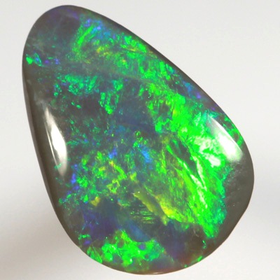 SOLID BLACK OPAL Bright greens SEE VIDEO